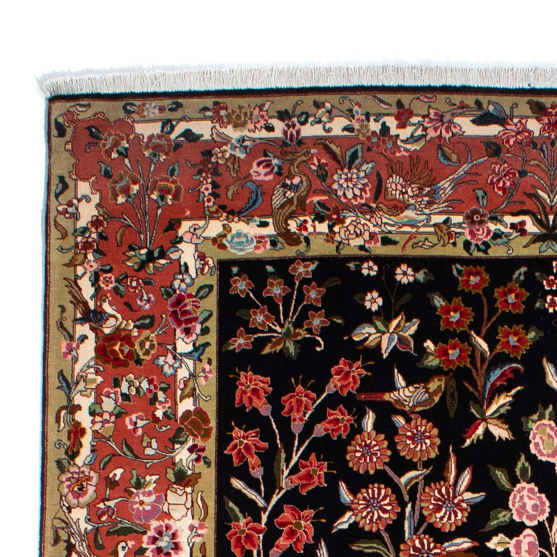 Tapis persan - Tabriz - Royal - 268 x 175 cm - bleu foncé