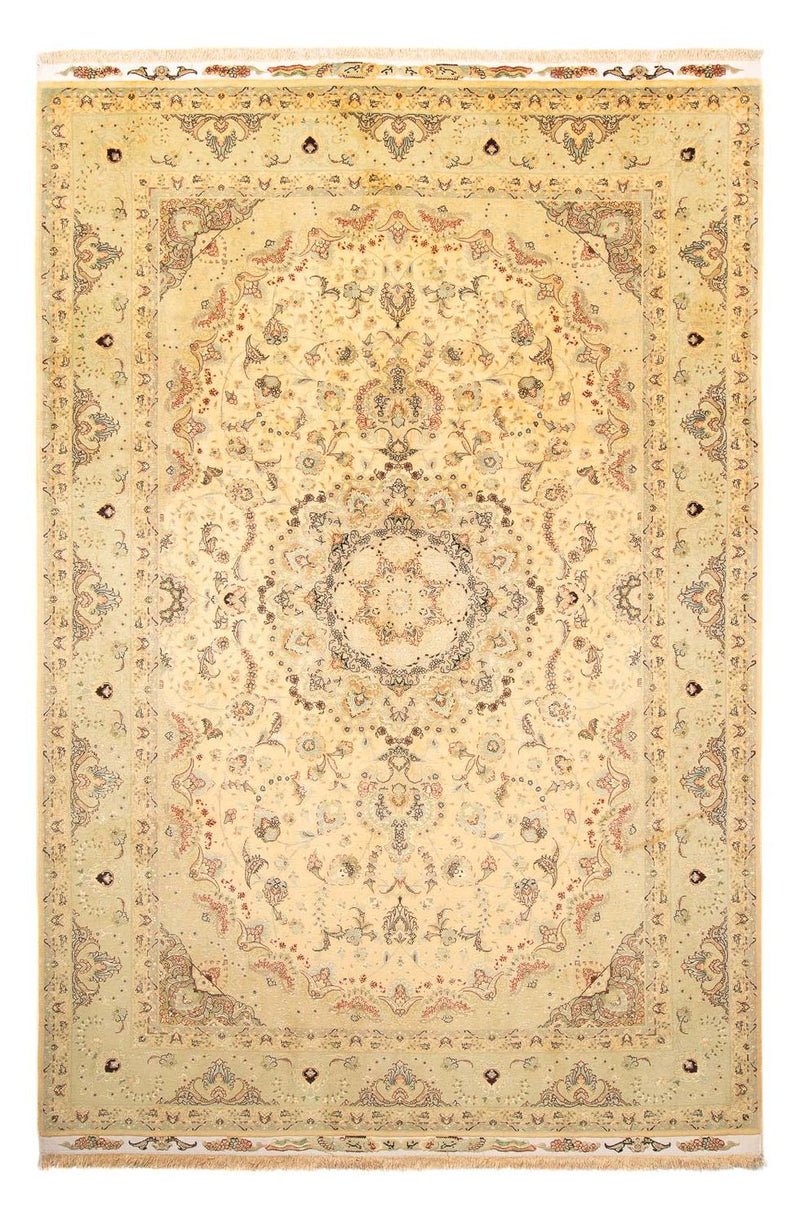 Tapis persan - Tabriz - Royal - 312 x 200 cm - beige