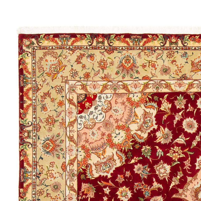 Tapis persan - Tabriz - Royal - 312 x 204 cm - rouge foncé