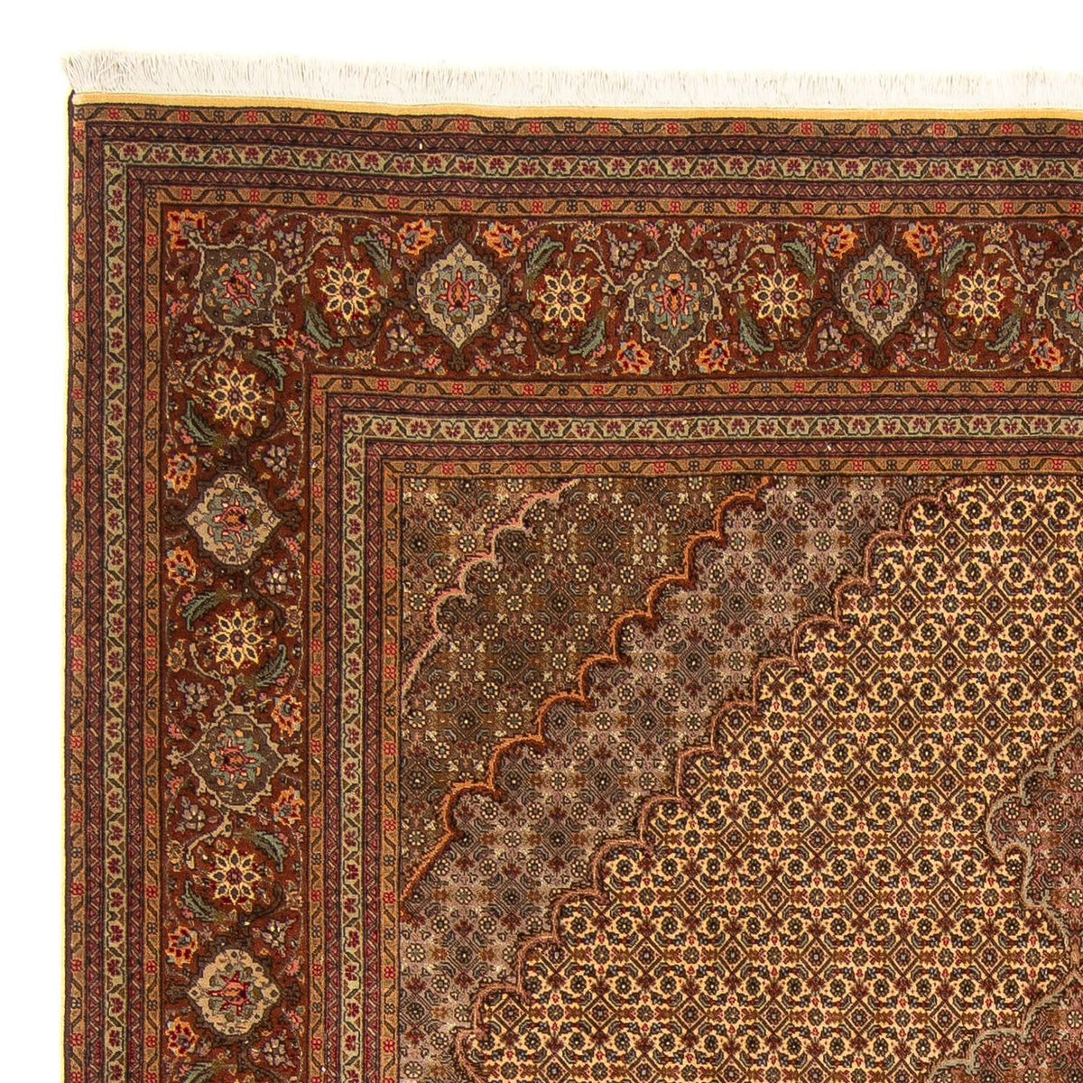 Tapis persan - Tabriz - 250 x 200 cm - marron