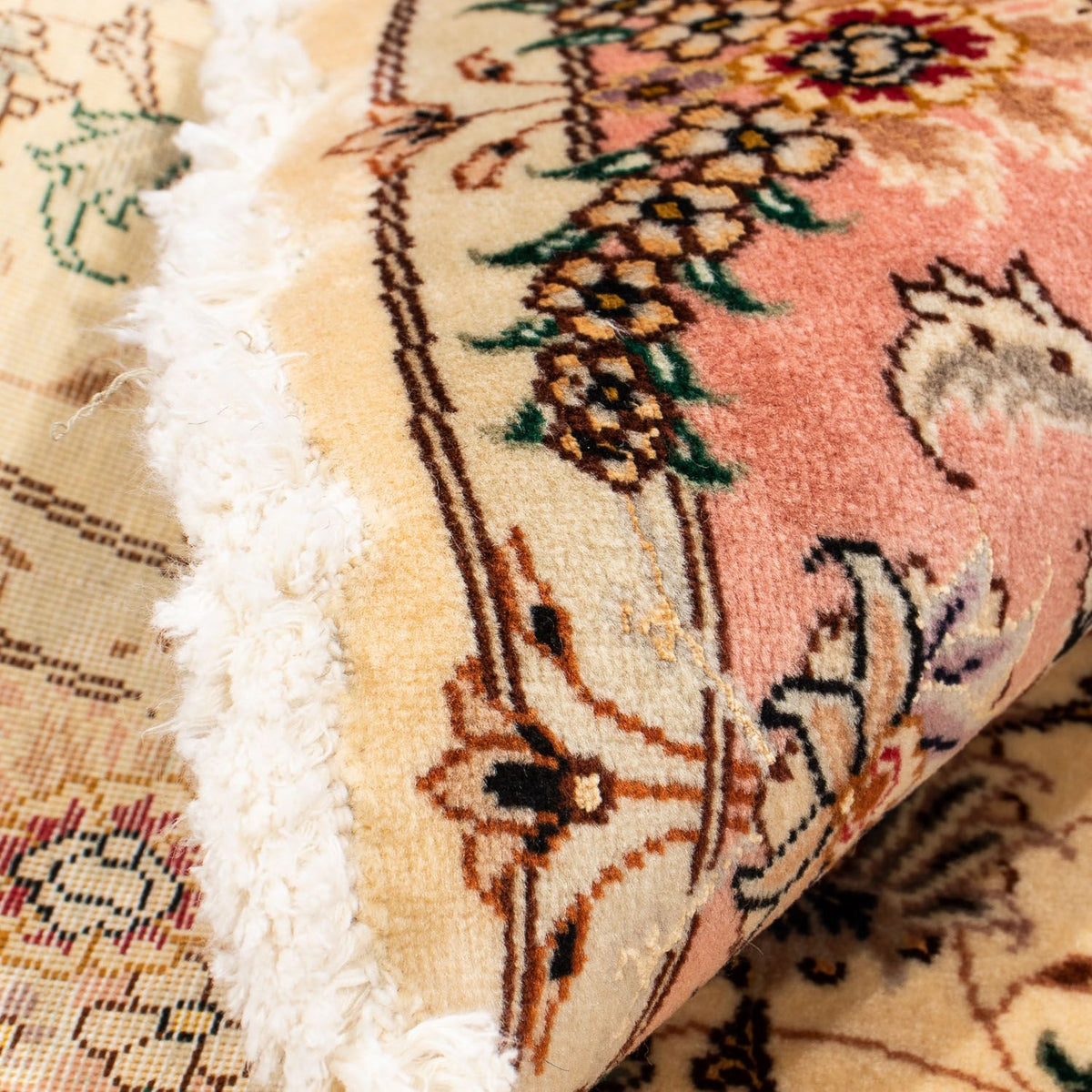 Tapis persan - Tabriz - Royal ronde  - 150 x 150 cm - beige