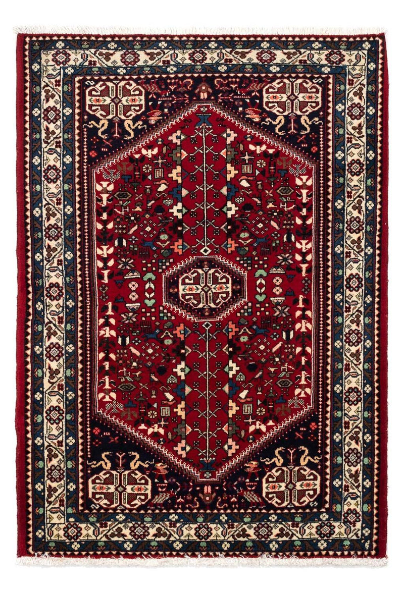 Tapis persan - Nomadic - 150 x 101 cm - rouge foncé