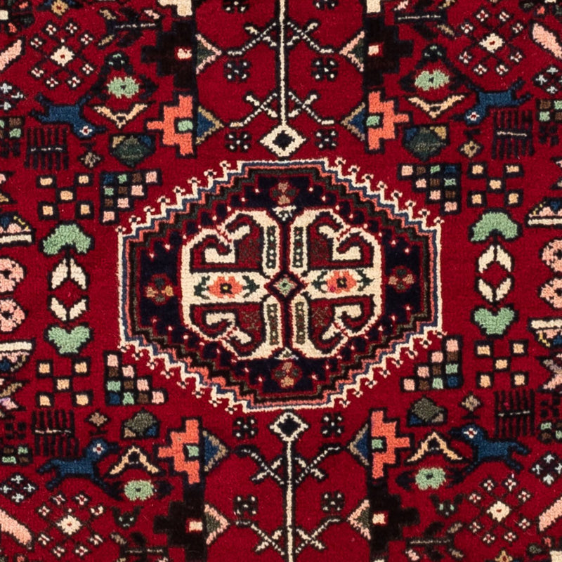Tapis persan - Nomadic - 150 x 101 cm - rouge foncé