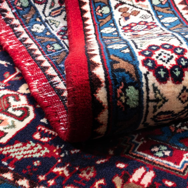 Tapis persan - Nomadic - 150 x 101 cm - rouge foncé