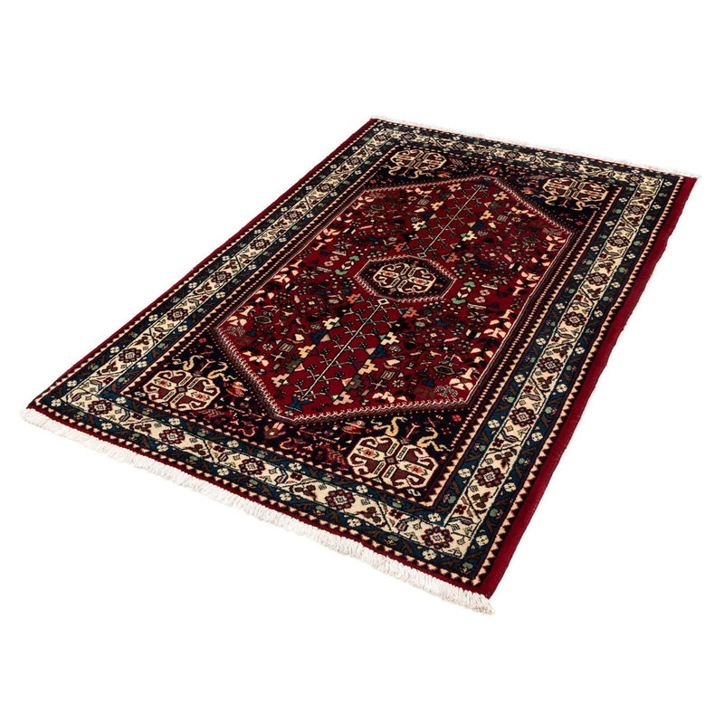 Tapis persan - Nomadic - 150 x 101 cm - rouge foncé