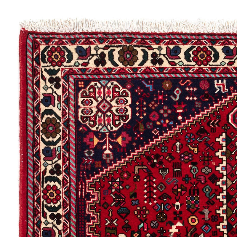 Tapis persan - Nomadic - 149 x 106 cm - rouge foncé