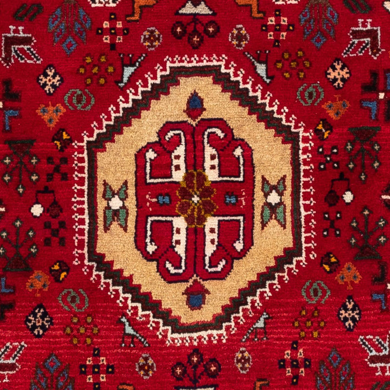 Tapis persan - Nomadic - 161 x 103 cm - rouge foncé