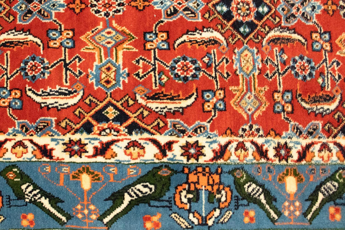 Tapis persan - Nomadic - 164 x 102 cm - rouge