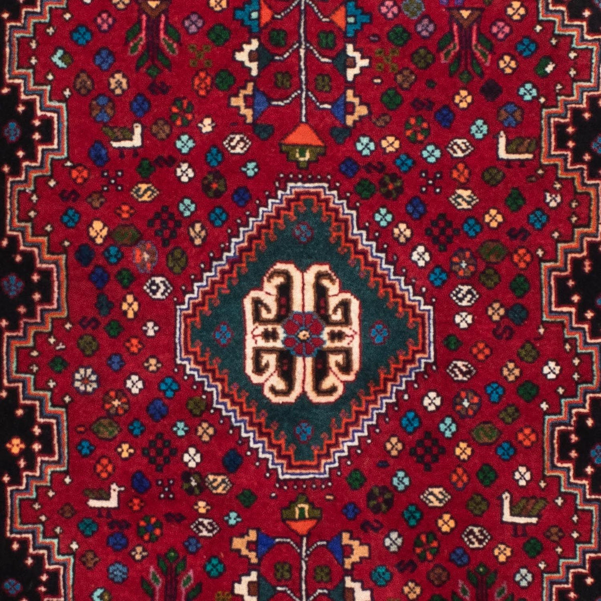 Tapis de couloir Tapis persan - Nomadic - 222 x 85 cm - rouge foncé