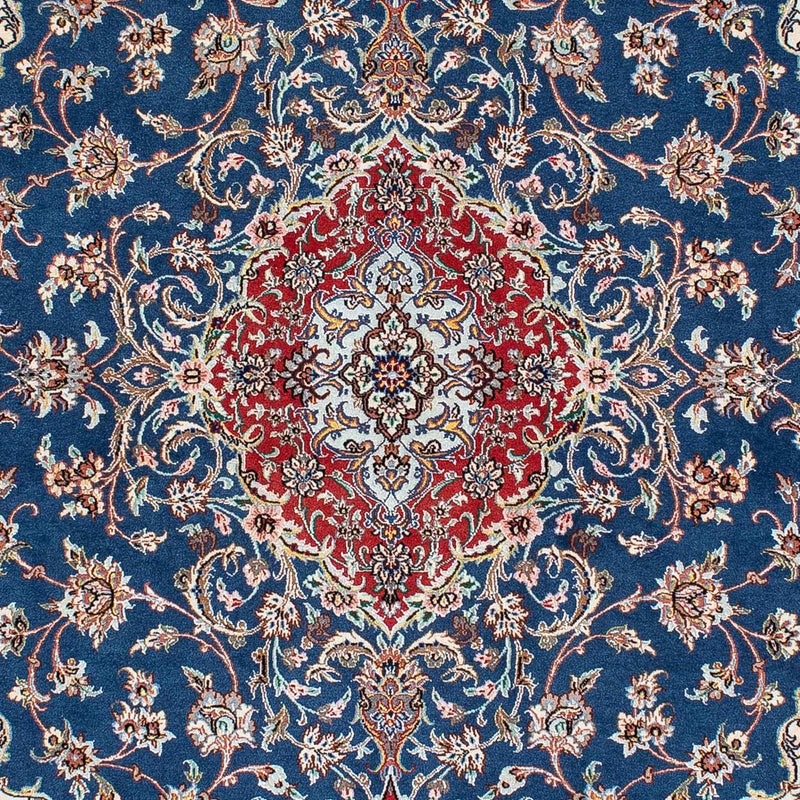 Tapis persan - Isfahan - Premium - 198 x 133 cm - bleu