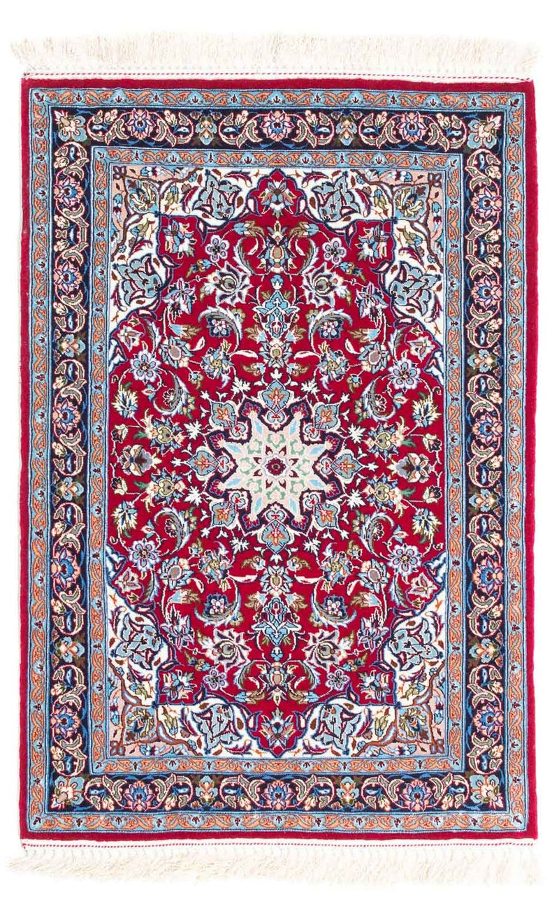 Tapis persan - Isfahan - Premium - 107 x 69 cm - rouge