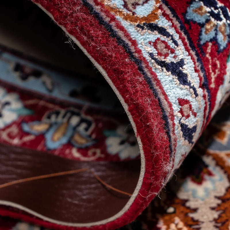 Tapis persan - Isfahan - Premium - 100 x 73 cm - rouge foncé