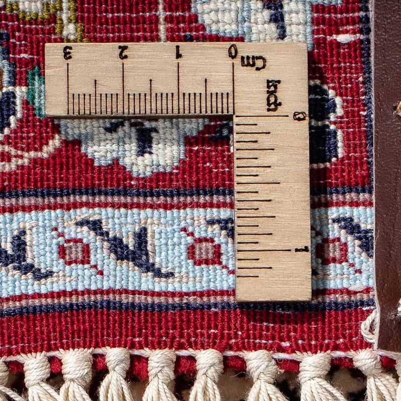 Tapis persan - Isfahan - Premium - 100 x 73 cm - rouge foncé