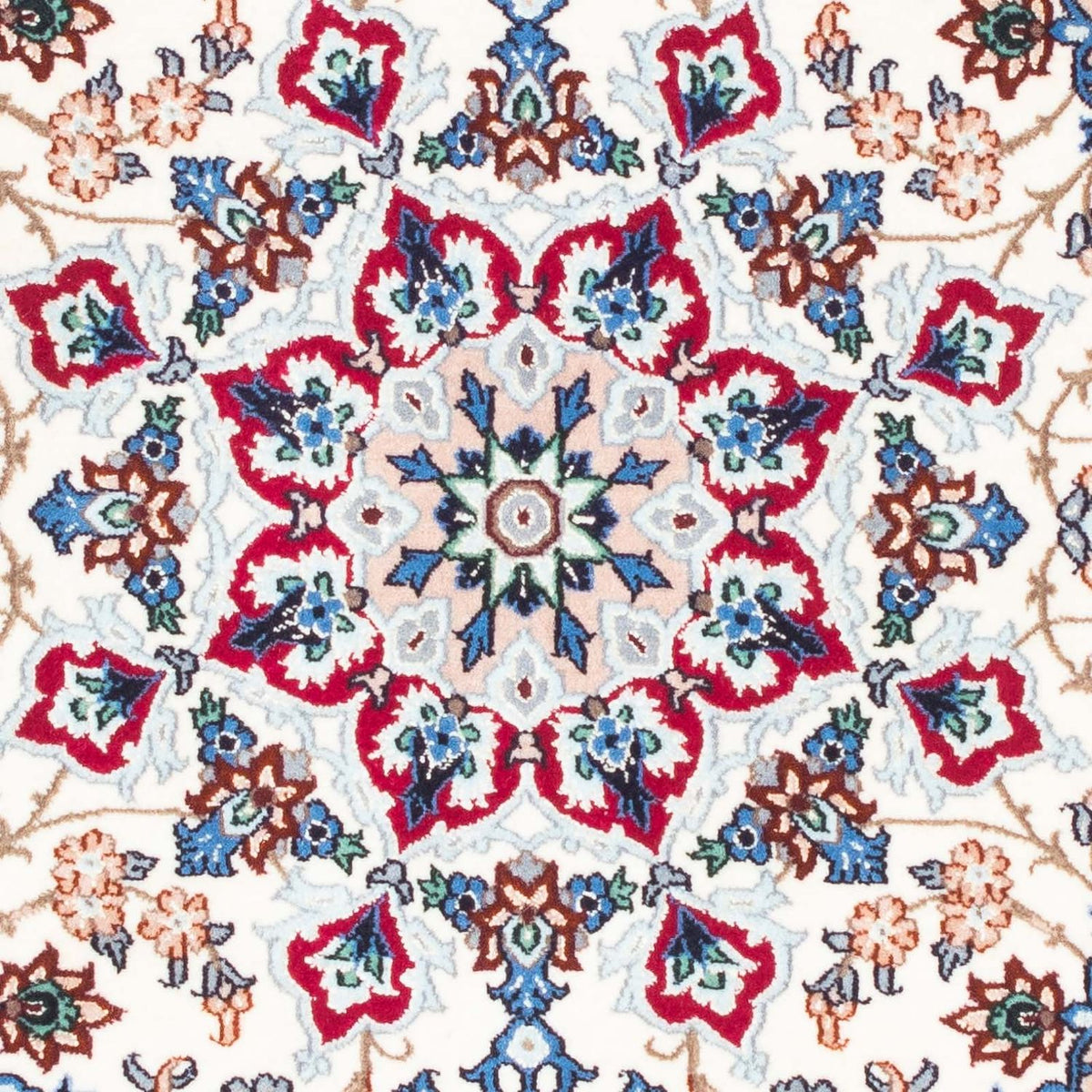 Tapis persan - Isfahan - Premium - 100 x 71 cm - beige