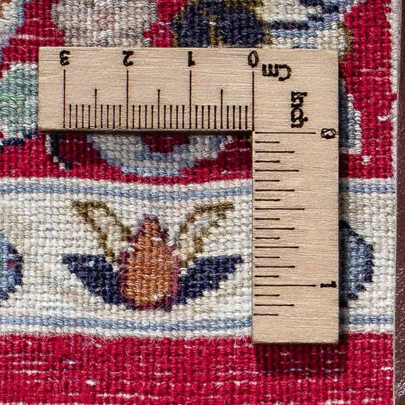 Tapis persan - Isfahan - Premium - 104 x 73 cm - rouge foncé