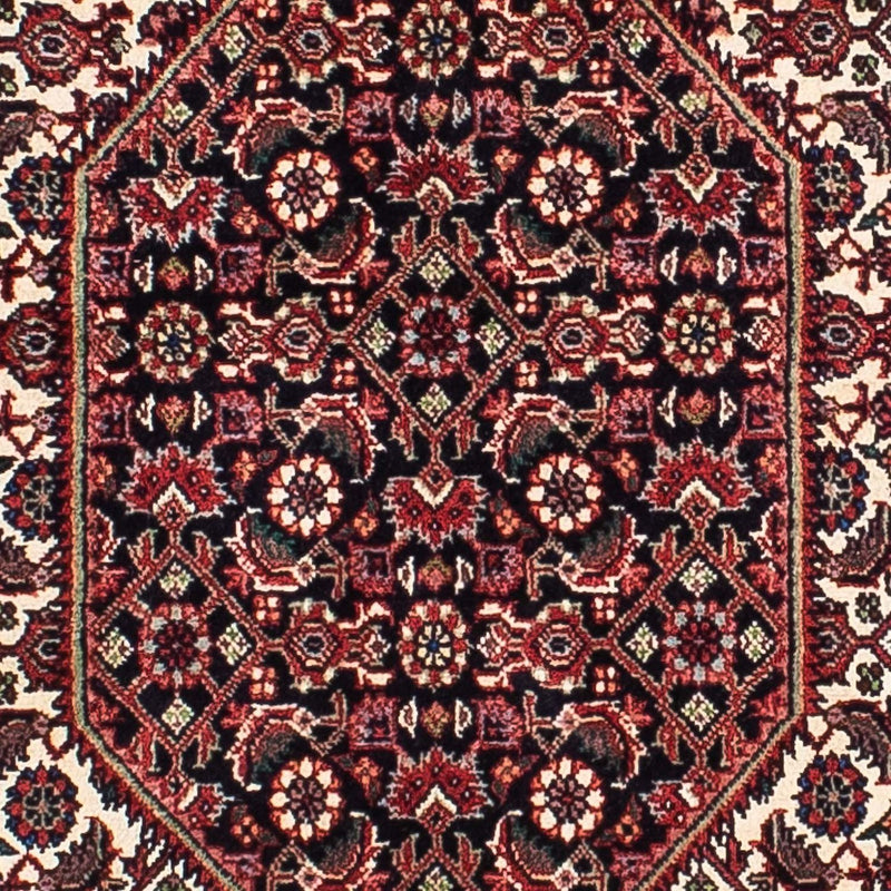 Tapis persan - Bidjar - 205 x 136 cm - rouge foncé