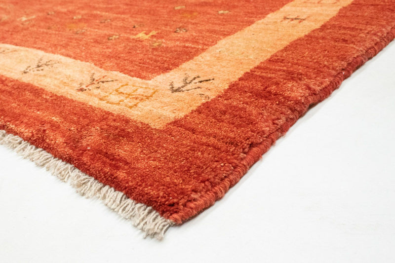 Tapis Gabbeh - Loribaft Persan - 194 x 156 cm - rouge