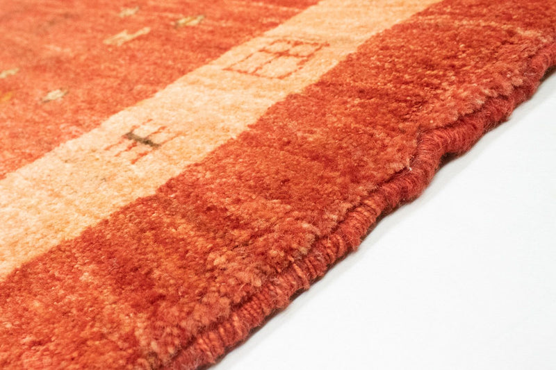 Tapis Gabbeh - Loribaft Persan - 194 x 156 cm - rouge