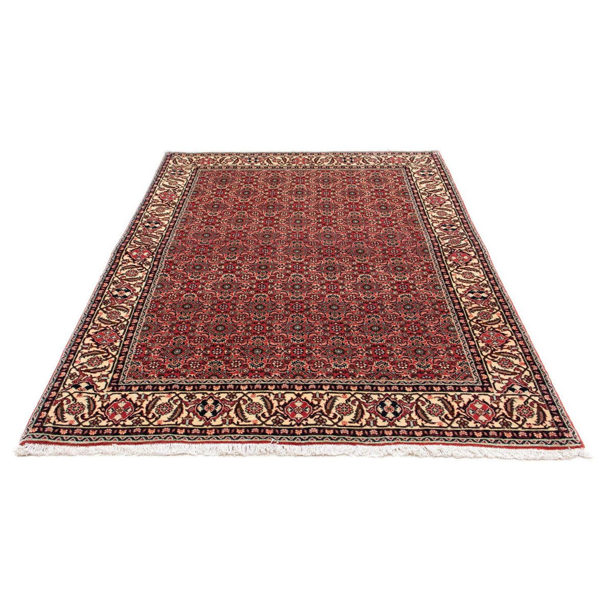 Tapis persan - Bidjar - 208 x 139 cm - rouge