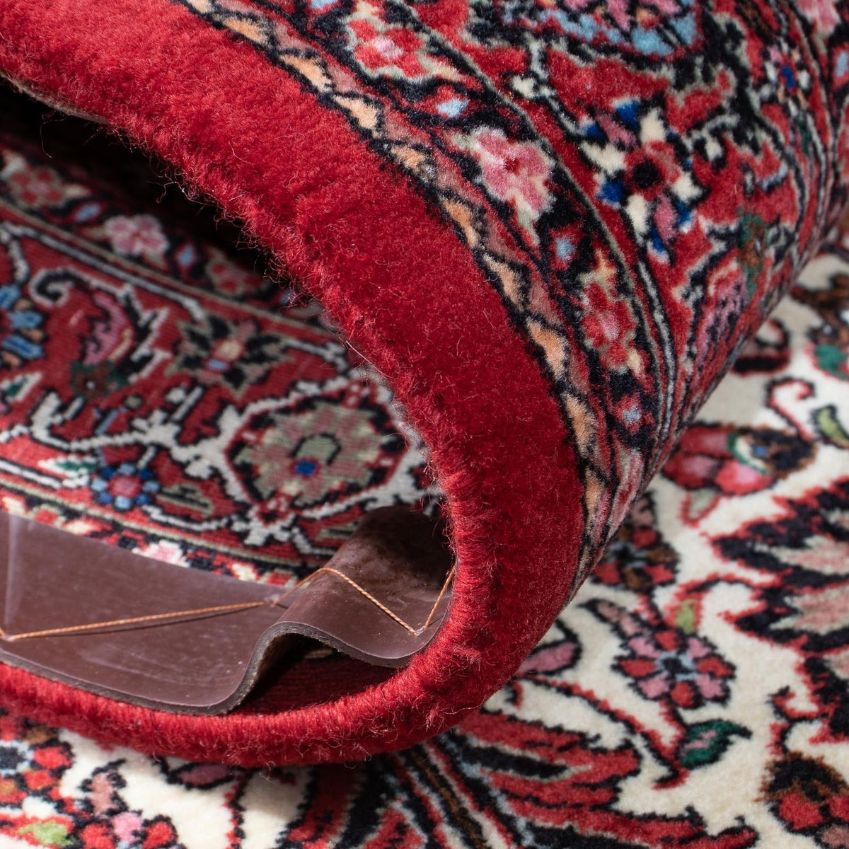 Tapis de couloir Tapis persan - Bidjar - 291 x 80 cm - beige