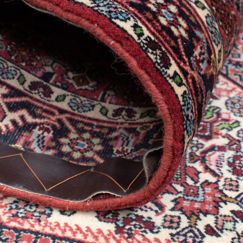 Tapis de couloir Tapis persan - Bidjar - 292 x 81 cm - rouge clair