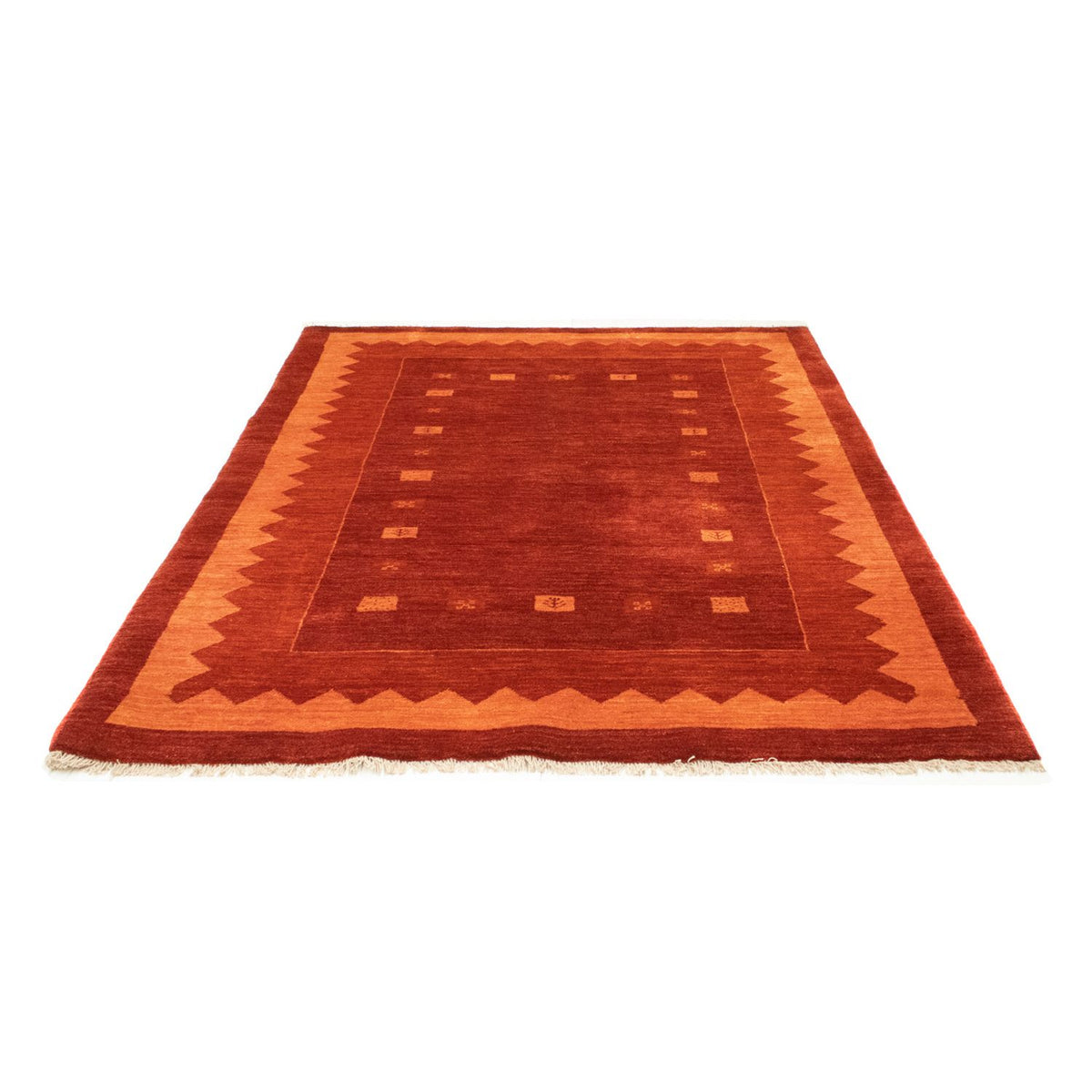 Tapis Gabbeh - Persan - 230 x 175 cm - rouge