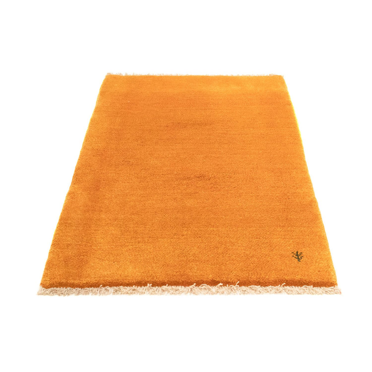 Tapis Gabbeh - Persan - 133 x 88 cm - or