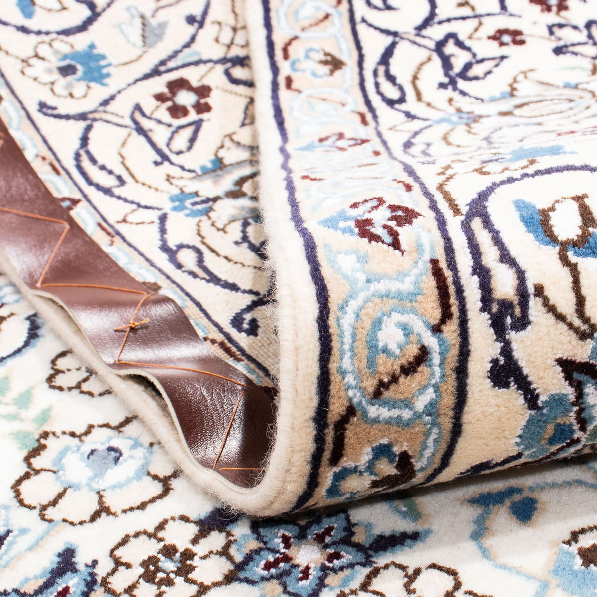Tapis persan - Nain - Royal carré - 205 x 198 cm - beige