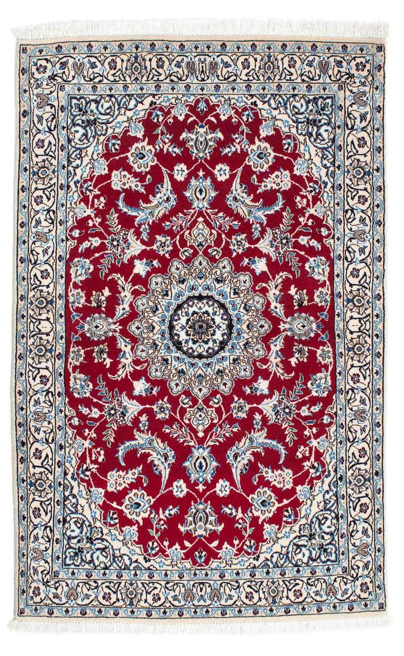 Tapis persan - Nain - Royal - 173 x 107 cm - rouge