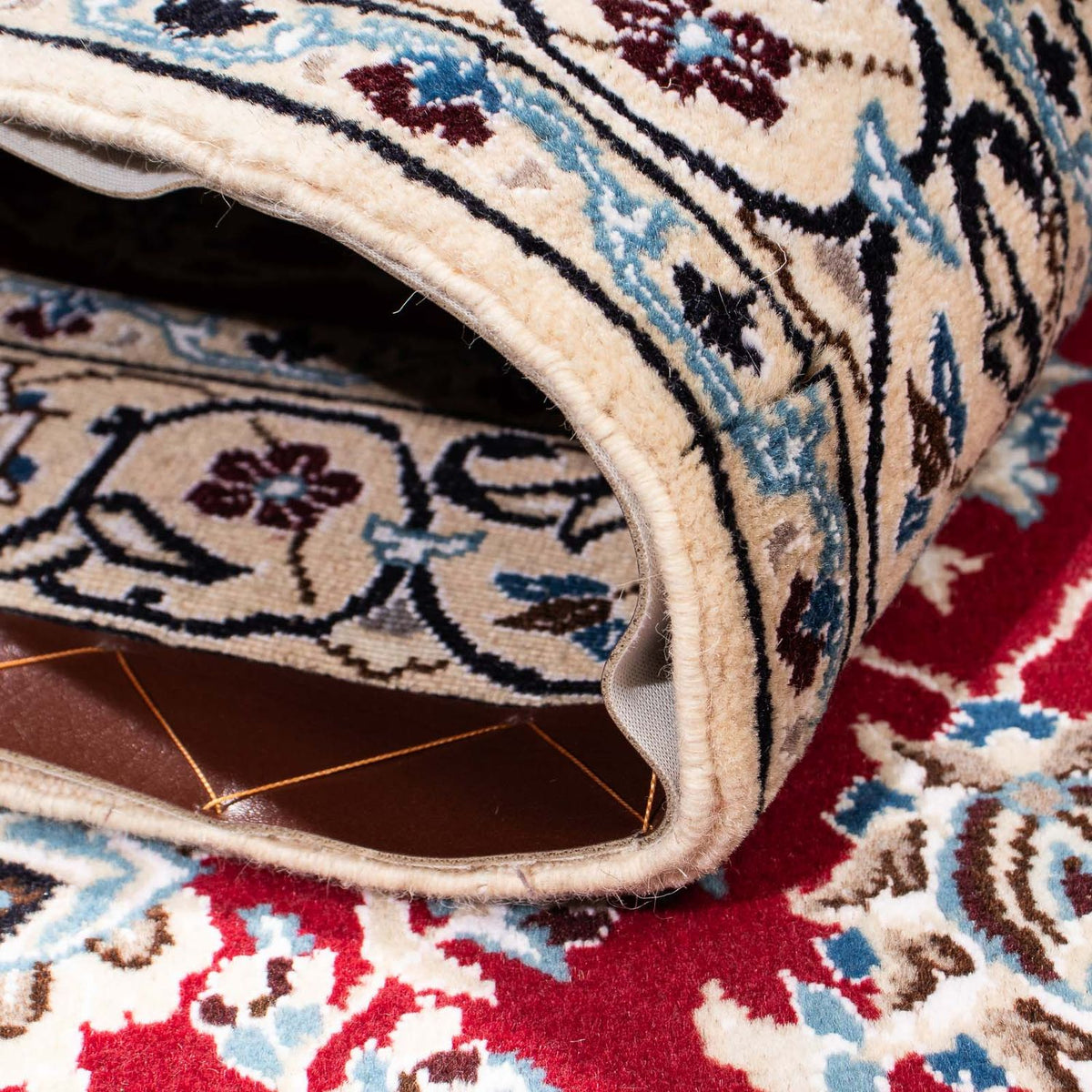 Tapis persan - Nain - Royal - 173 x 107 cm - rouge