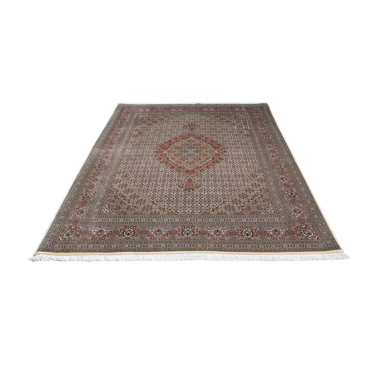 Tapis persan - Tabriz - 220 x 153 cm - beige