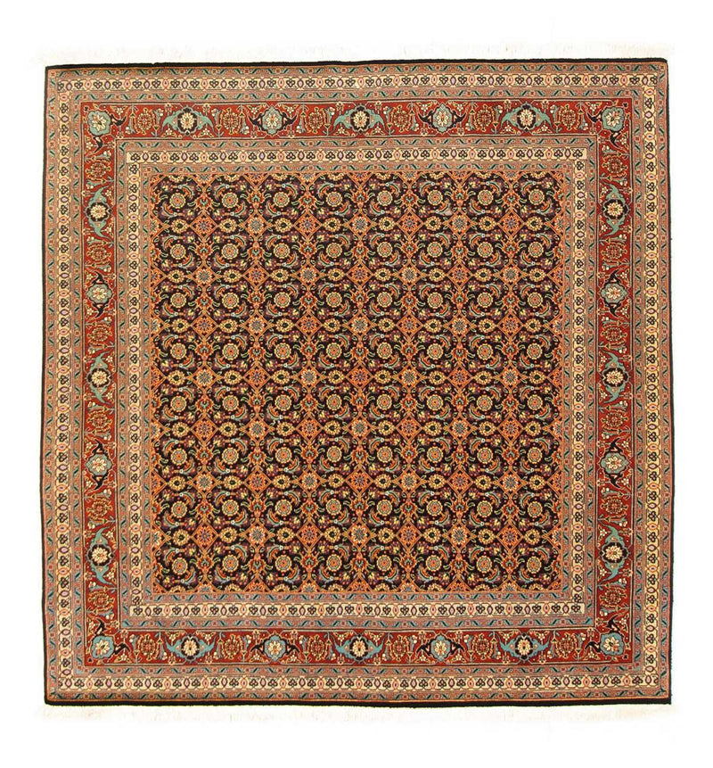 Tapis persan - Tabriz - Royal carré  - 156 x 155 cm - noir
