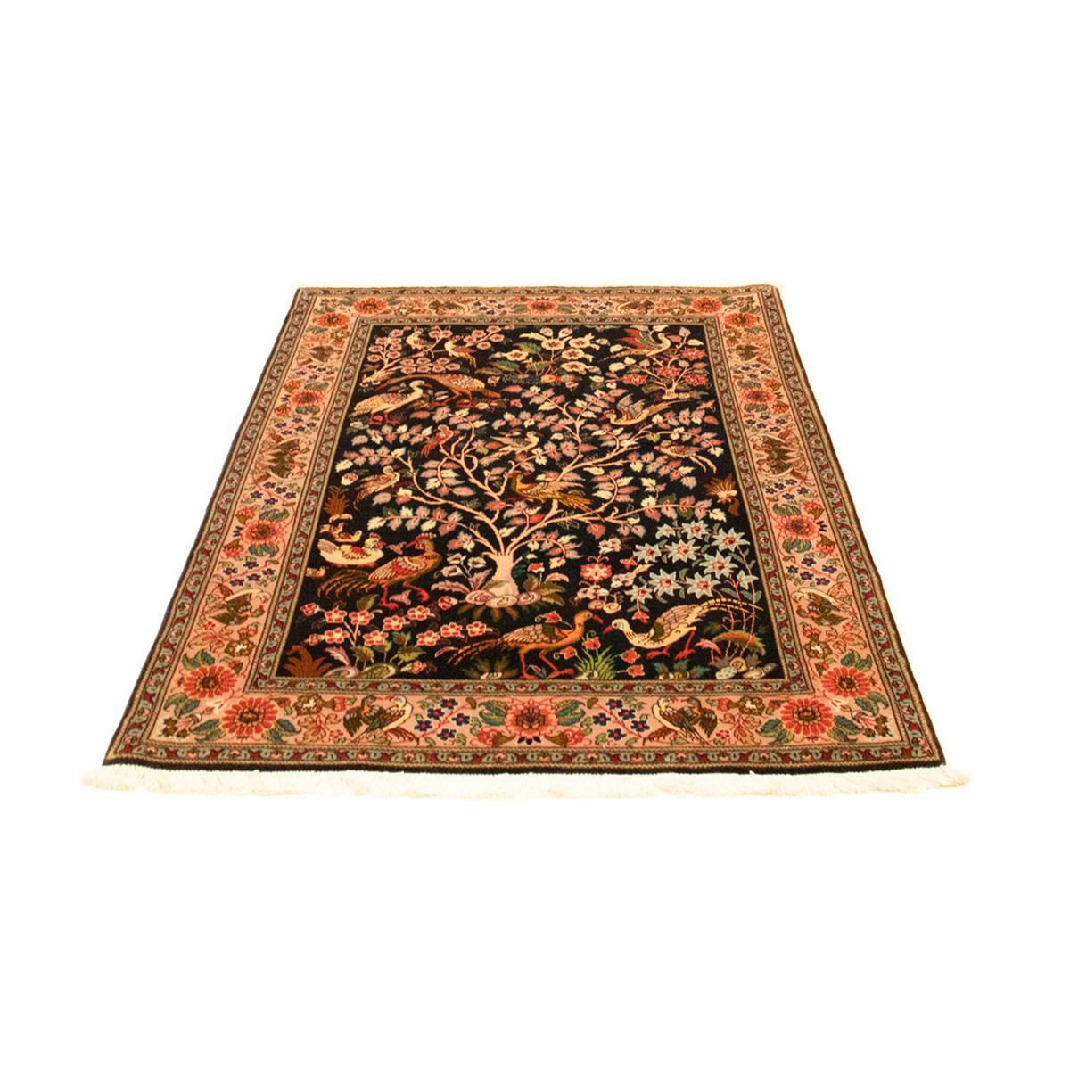 Tapis persan - Tabriz - Royal - 148 x 100 cm - bleu foncé