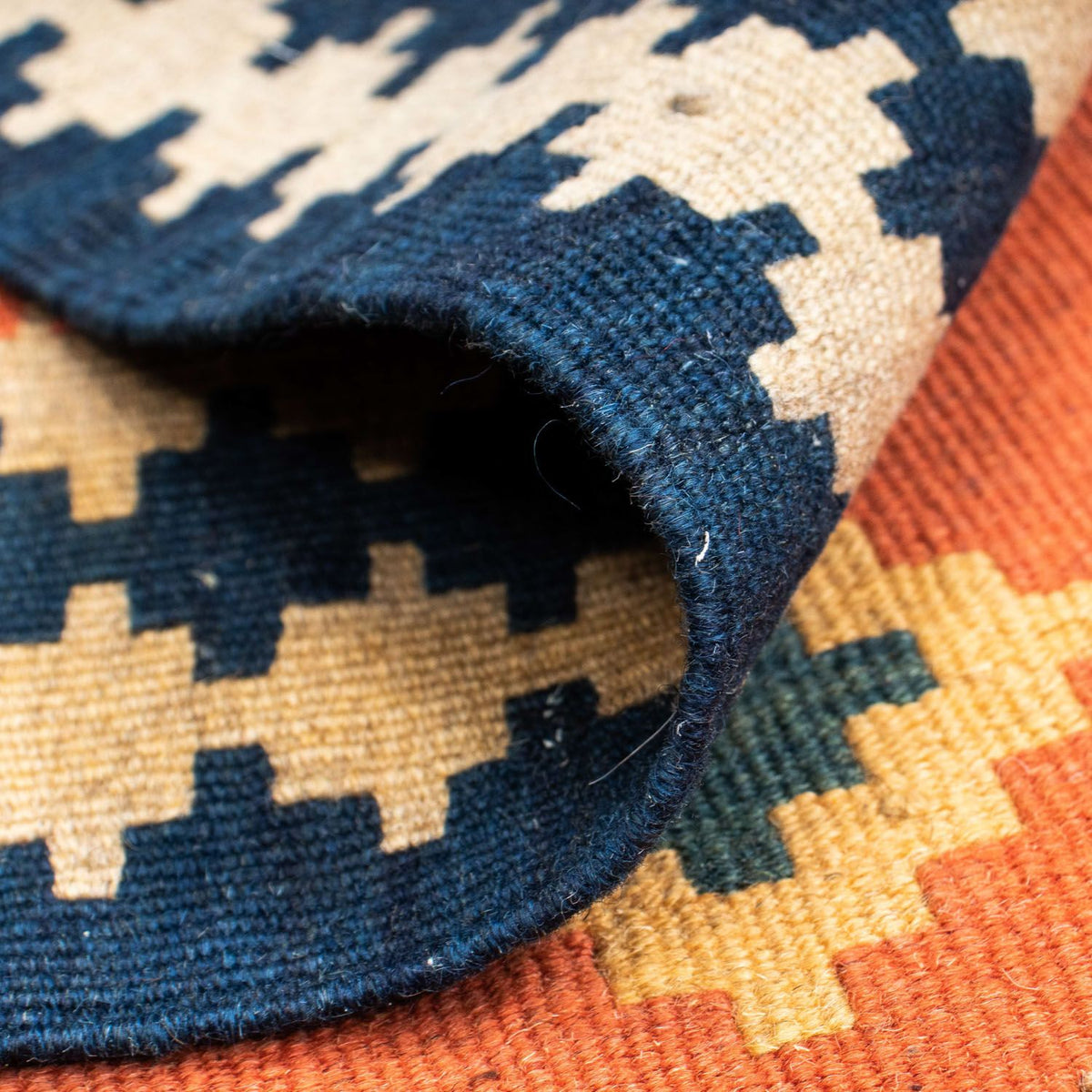 Tapis Kelim - Oriental - 192 x 123 cm - rouille