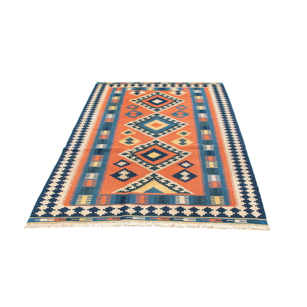 Tapis Kelim - Oriental - 192 x 123 cm - rouille