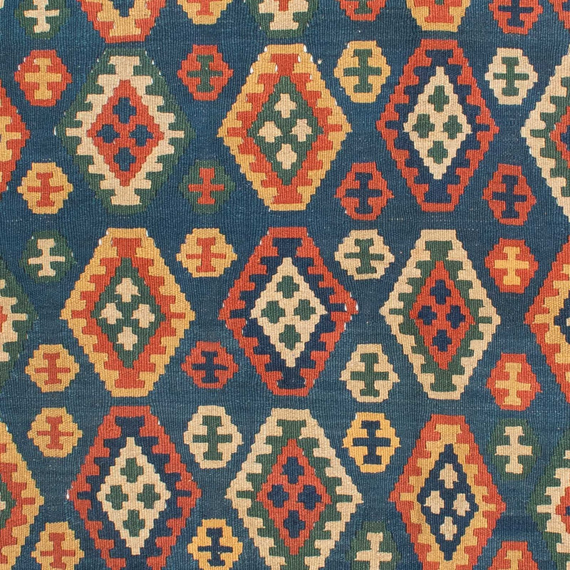 Tapis Kelim - Oriental - 232 x 194 cm - bleu
