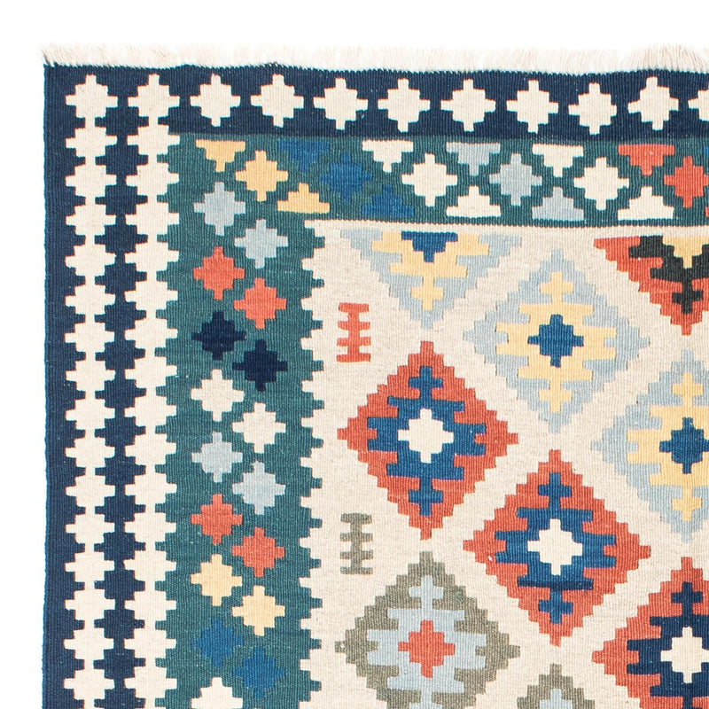 Tapis Kelim - Oriental - 196 x 155 cm - beige