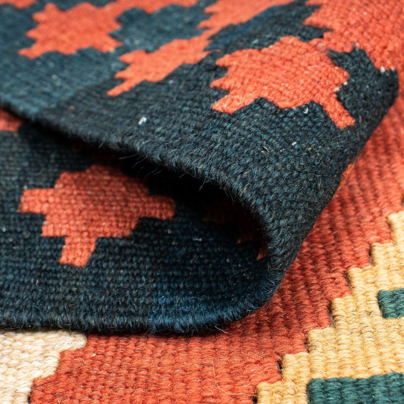 Tapis Kelim - Oriental - 212 x 146 cm - rouille