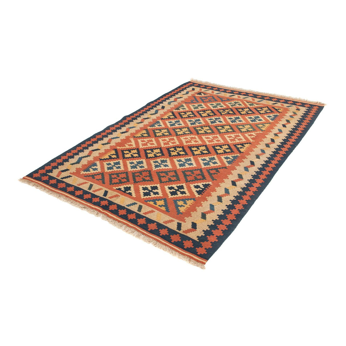 Tapis Kelim - Oriental - 195 x 124 cm - orange