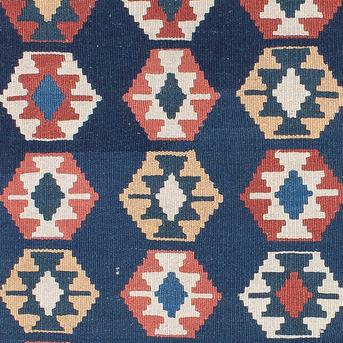 Tapis de couloir Tapis Kelim - Oriental - 186 x 104 cm - bleu