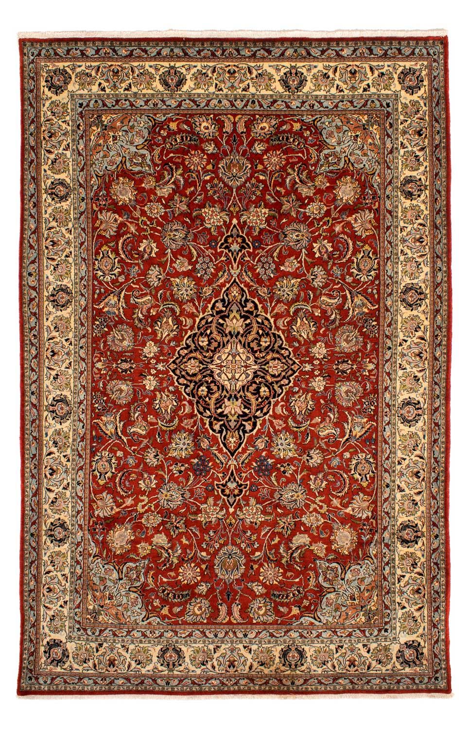 Tapis persan - Classique - 297 x 198 cm - rouge foncé