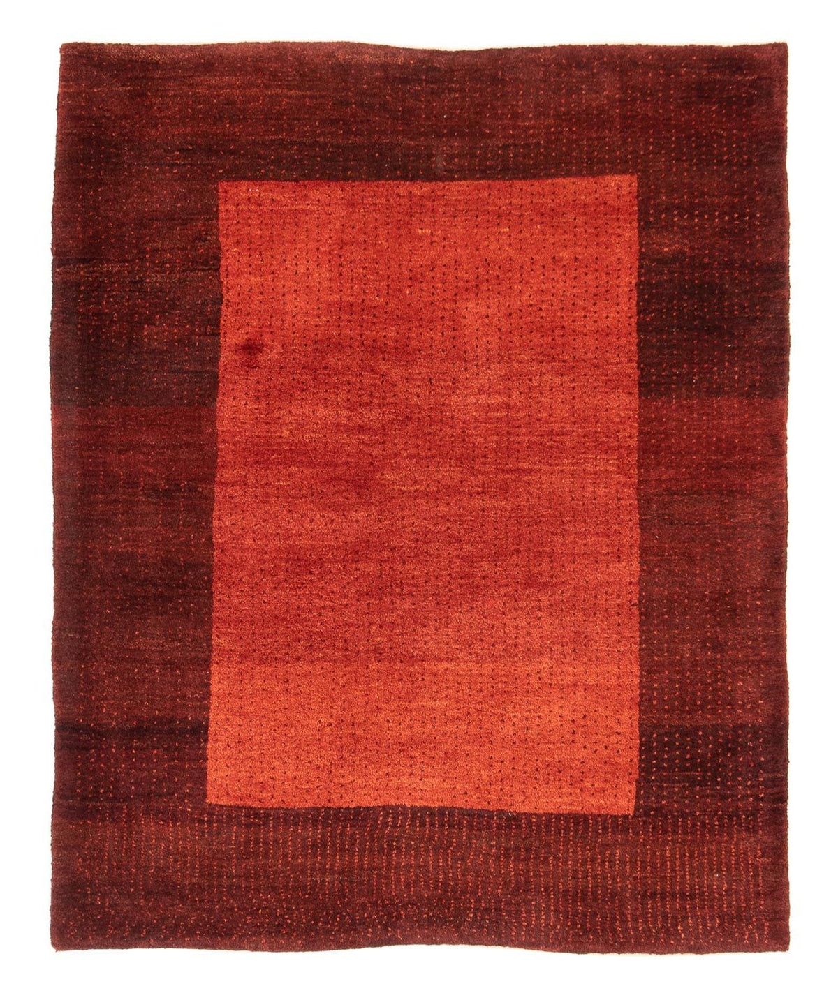 Tapis Gabbeh - Persan - 186 x 152 cm - rouge