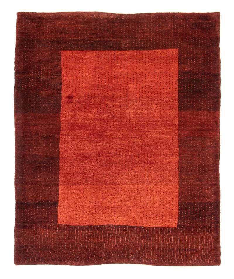 Tapis Gabbeh - Persan - 186 x 152 cm - rouge