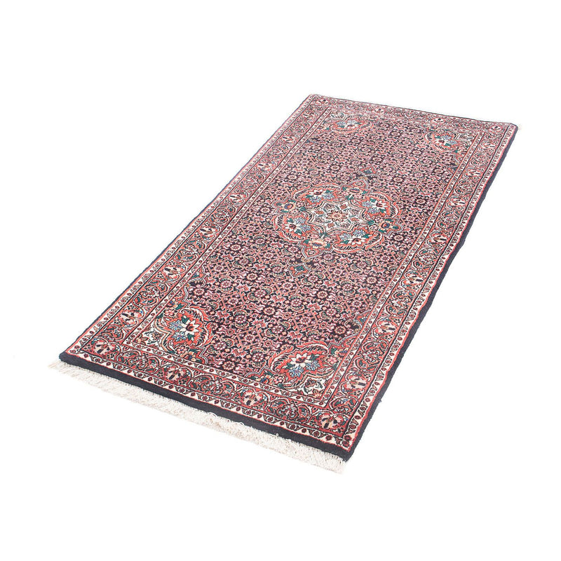 Tapis persan - Bidjar - 140 x 68 cm - bleu foncé