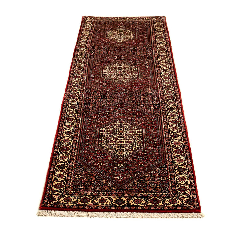 Tapis de couloir Tapis persan - Bidjar - 307 x 73 cm - multicolore