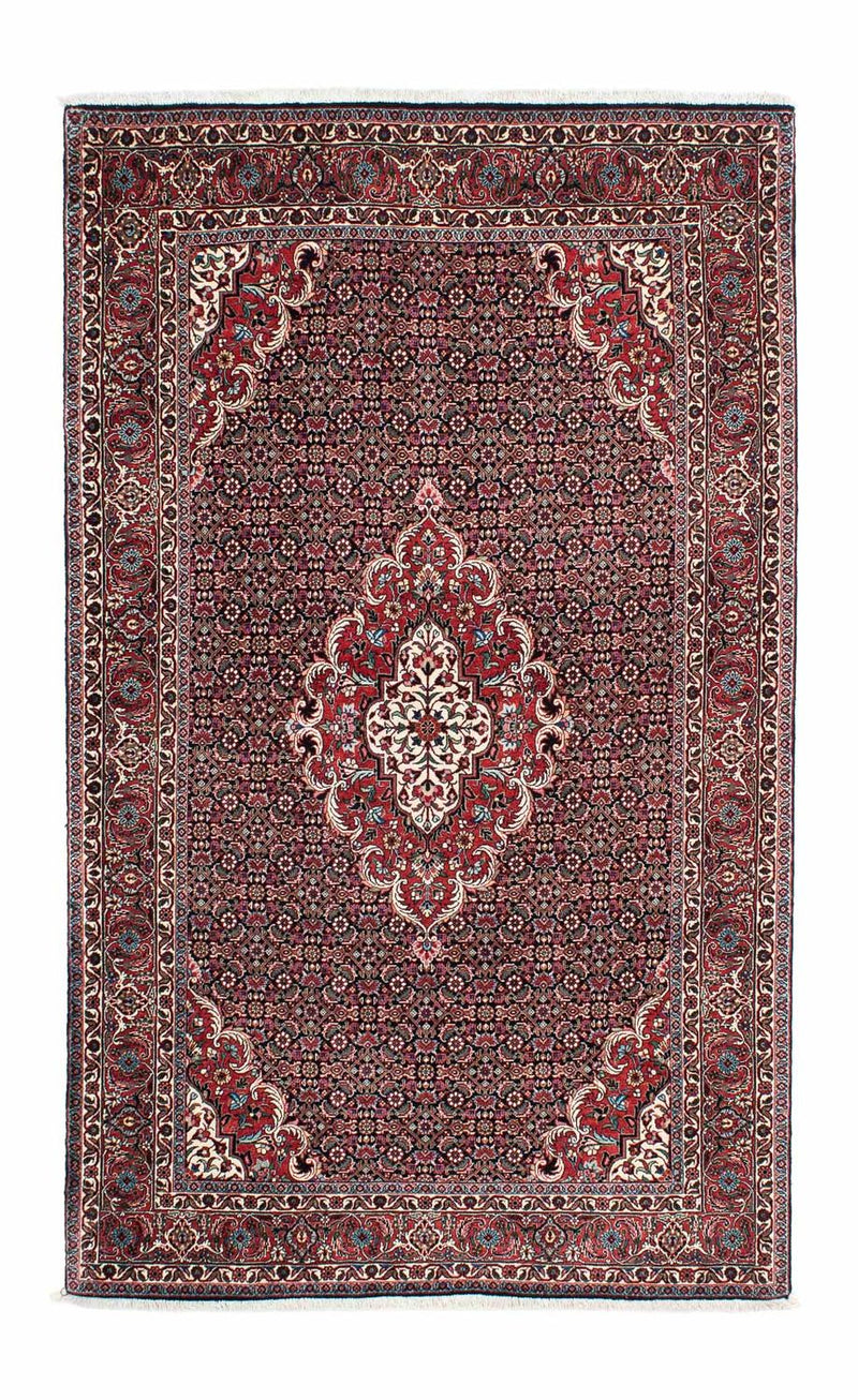 Tapis persan - Bidjar - 223 x 131 cm - bleu foncé
