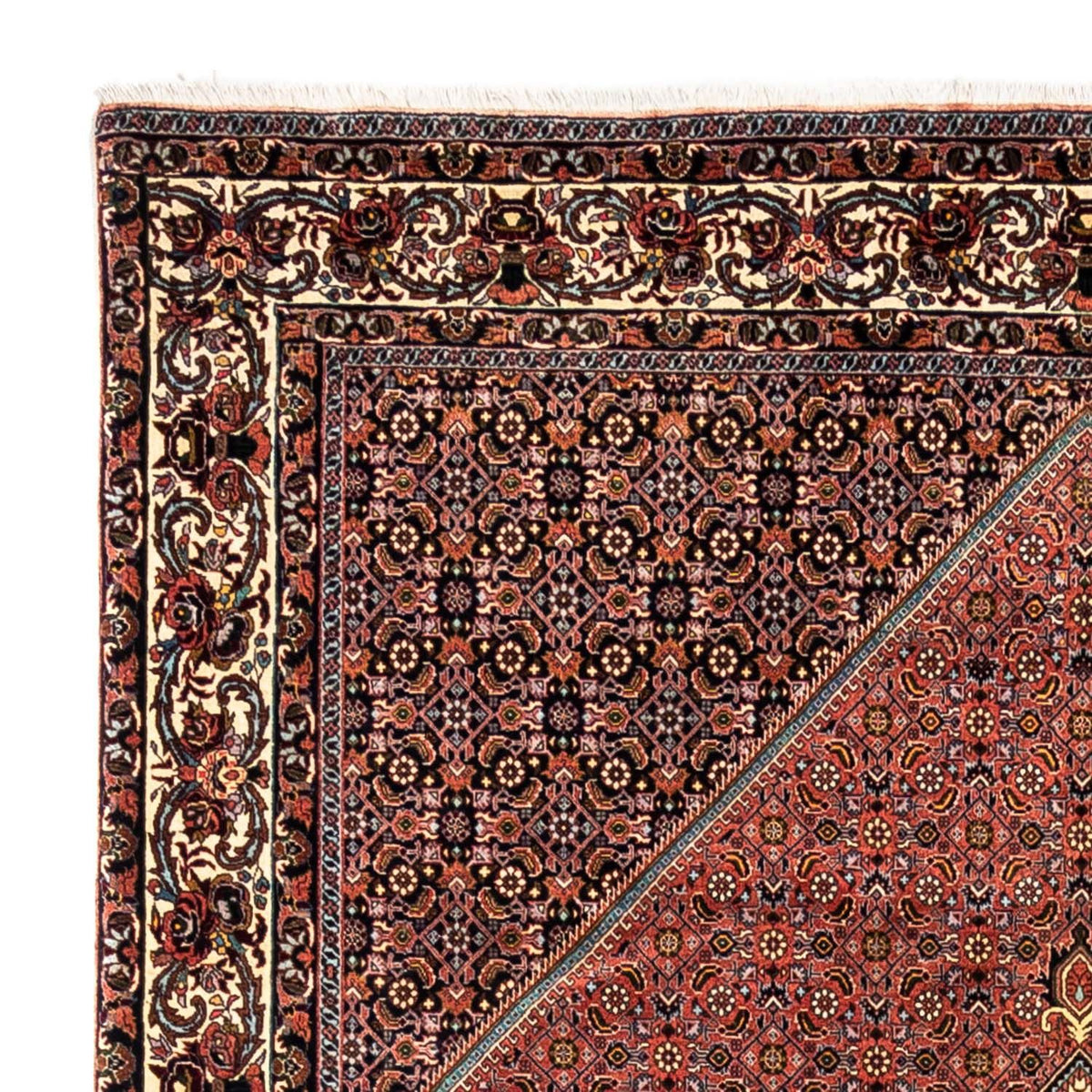 Tapis persan - Bidjar - 291 x 200 cm - rouge