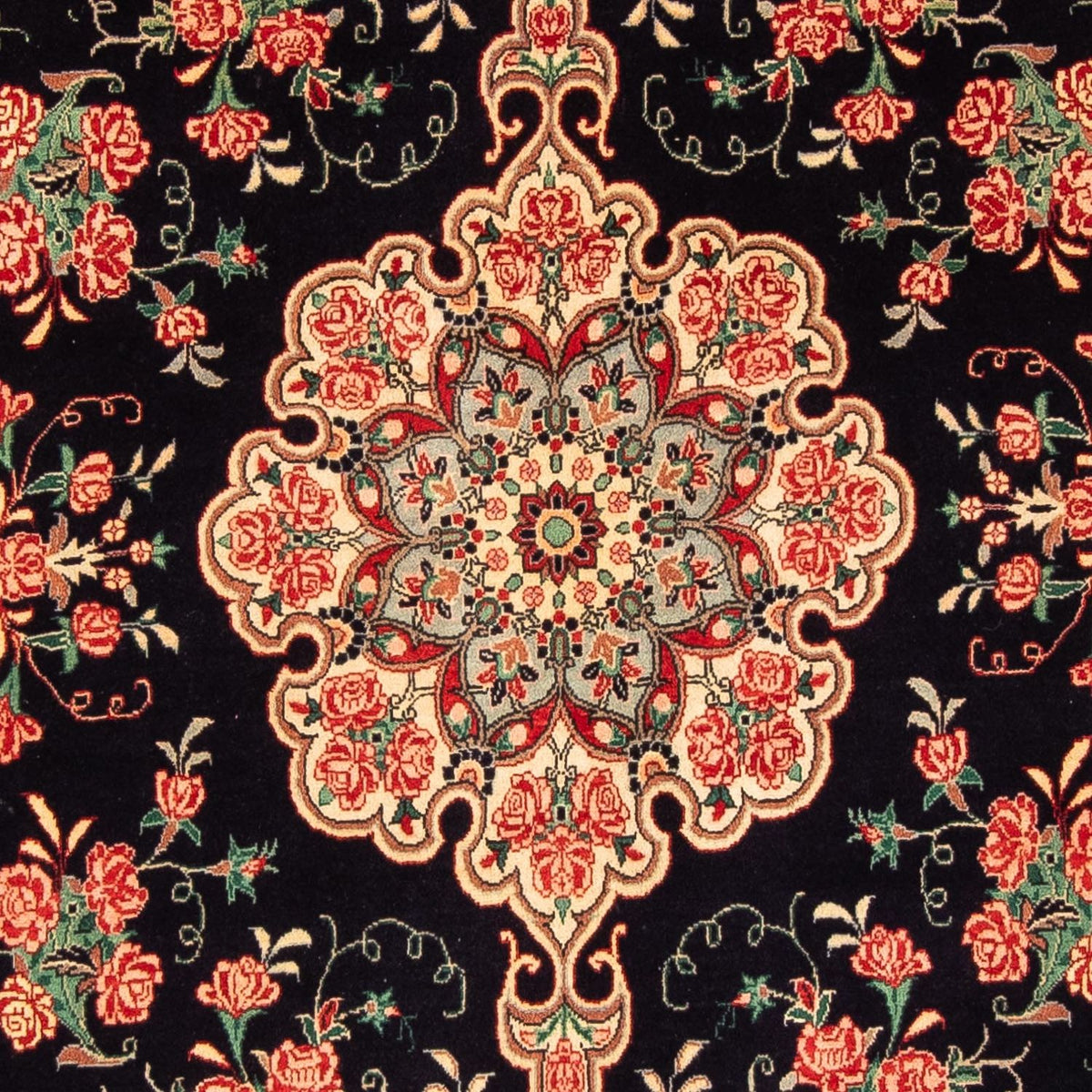 Tapis persan - Bidjar carré  - 161 x 148 cm - rouge