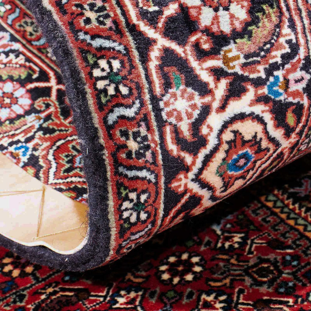 Tapis persan - Bidjar - 175 x 110 cm - rouge