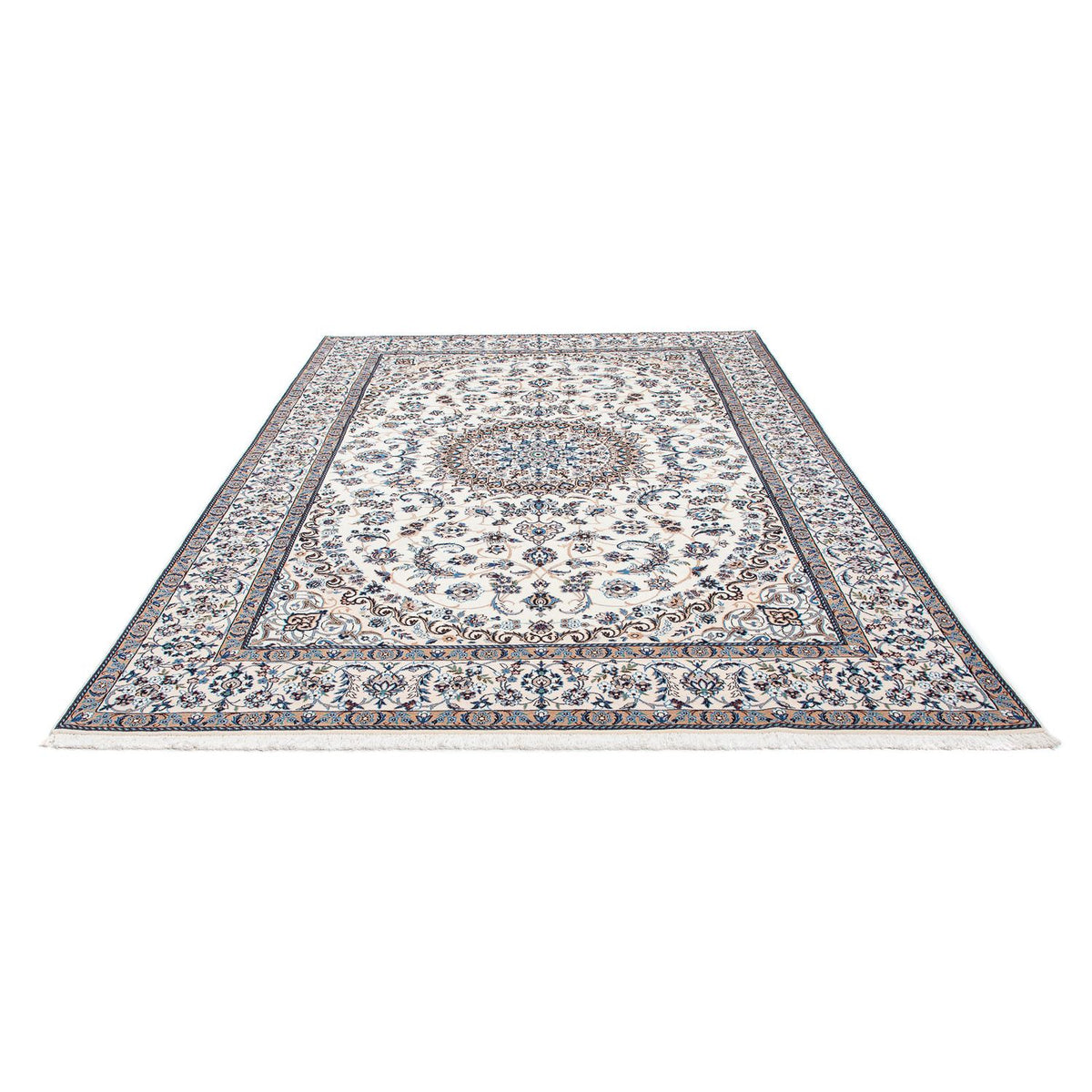 Tapis persan - Nain - Royal - 291 x 202 cm - beige